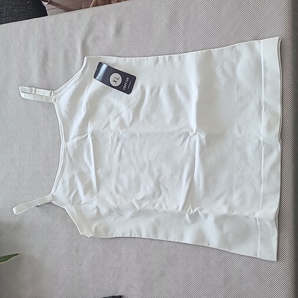 Empetua scoop neck cami shaper, white, XL - Picture 3 of 6